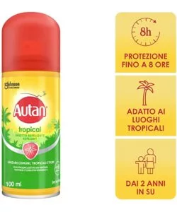 SPRAY SECCO ANTIZANZARE AUTAN "TROPICAL" 100 ML